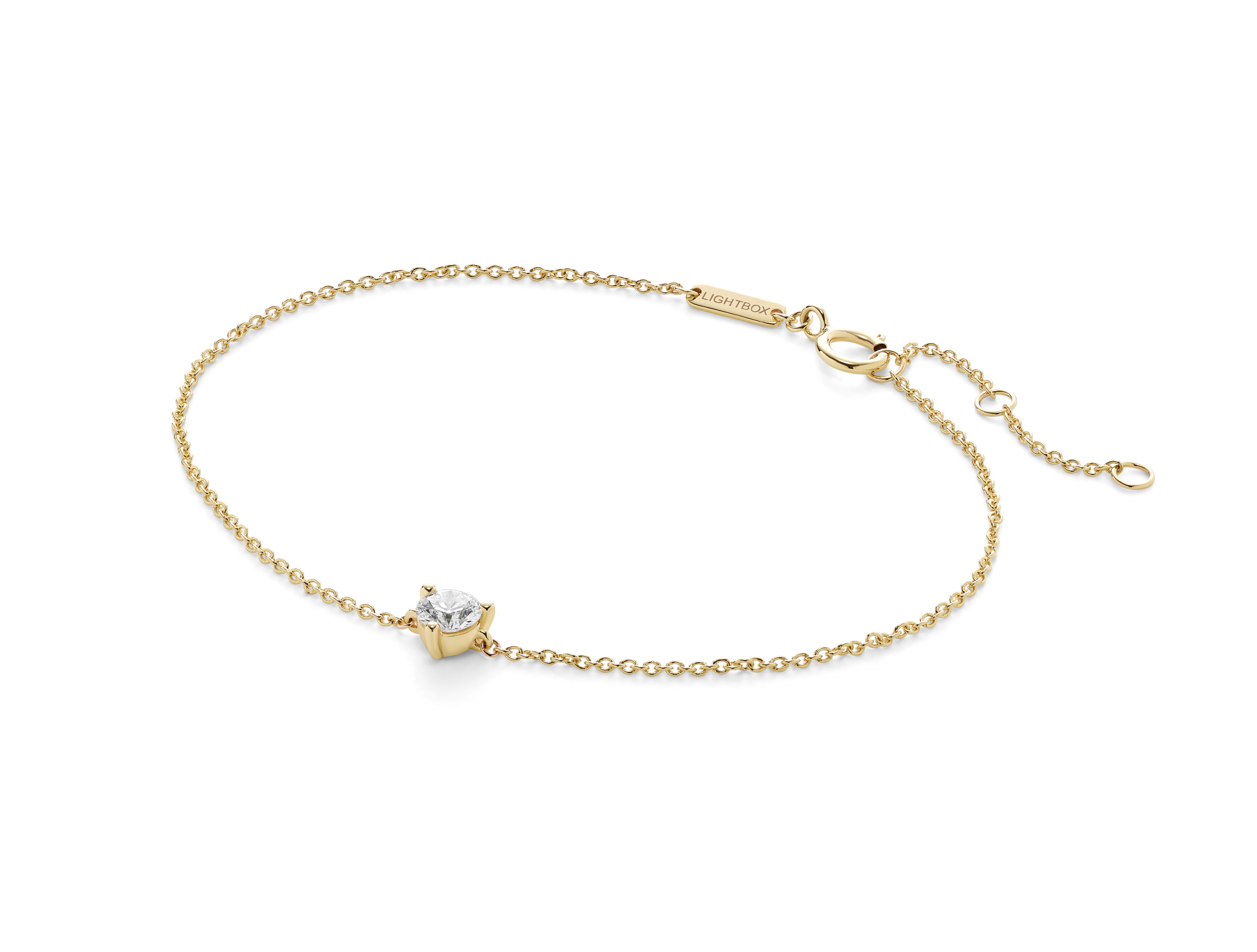 Lab-Grown Diamond ¼ct. Mini Round Brilliant Bracelet | White