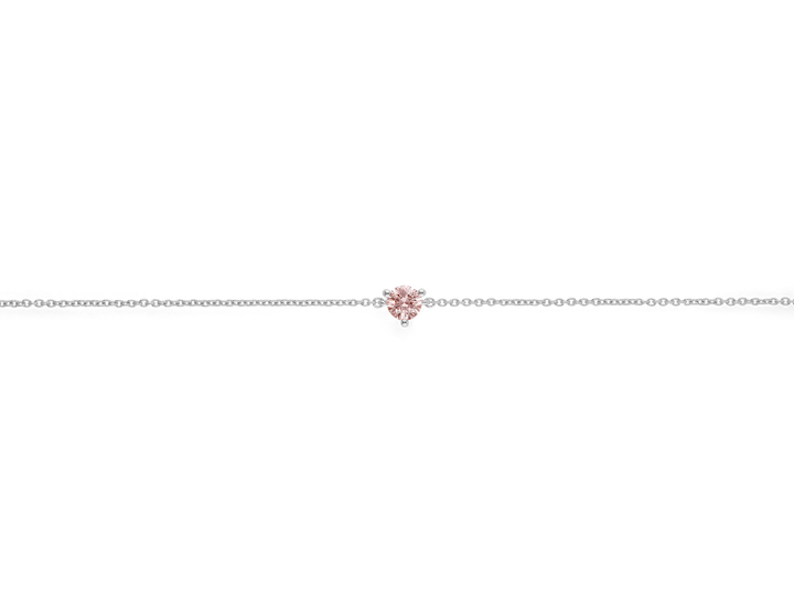 Lab-Grown Diamond ¼ct. Mini Ronde Briljant Armband | Roze