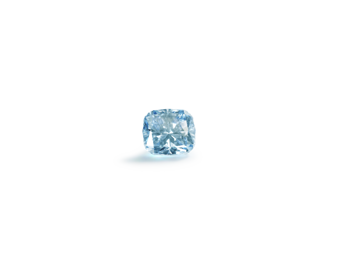 Lab-Grown Losse 1ct. Kussen Geslepen Diamant | Blauw