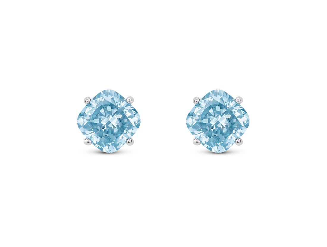 Lab-Grown Diamond 1½ct. tw. Cushion Cut 14k Gold Studs | Blauw