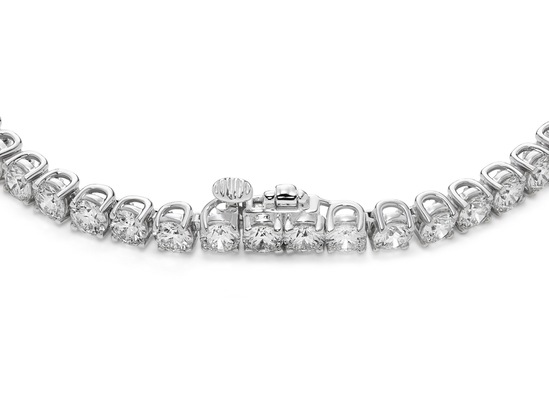 Lab-Grown Diamond Medium Tennis Bracelet - E/F color, 6.5" length | White