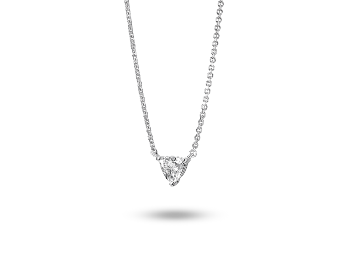 Lab-Grown Diamond ¼ct. Mini Trillion Pendant | White