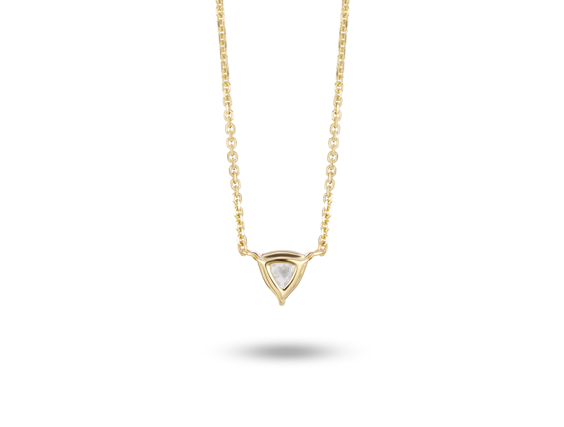 Lab-Grown Diamond ¼ct. Mini Trillion Pendant | White