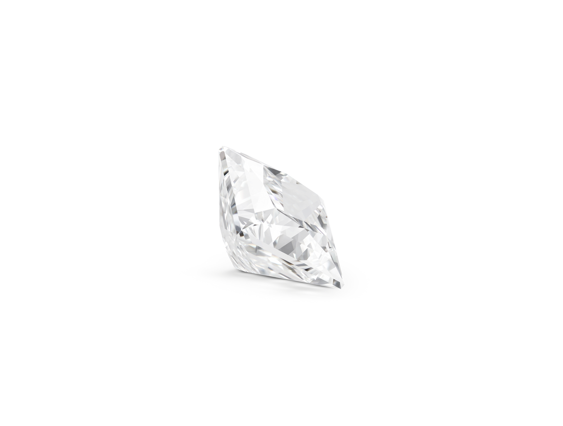 Diamant taille princesse de 2 carats cultivé en laboratoire | Blanc