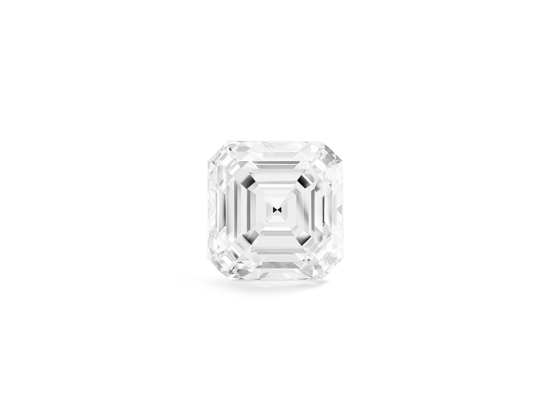 Lab-Grown Losse 2½ct. Asscher Geslepen Diamant | Wit