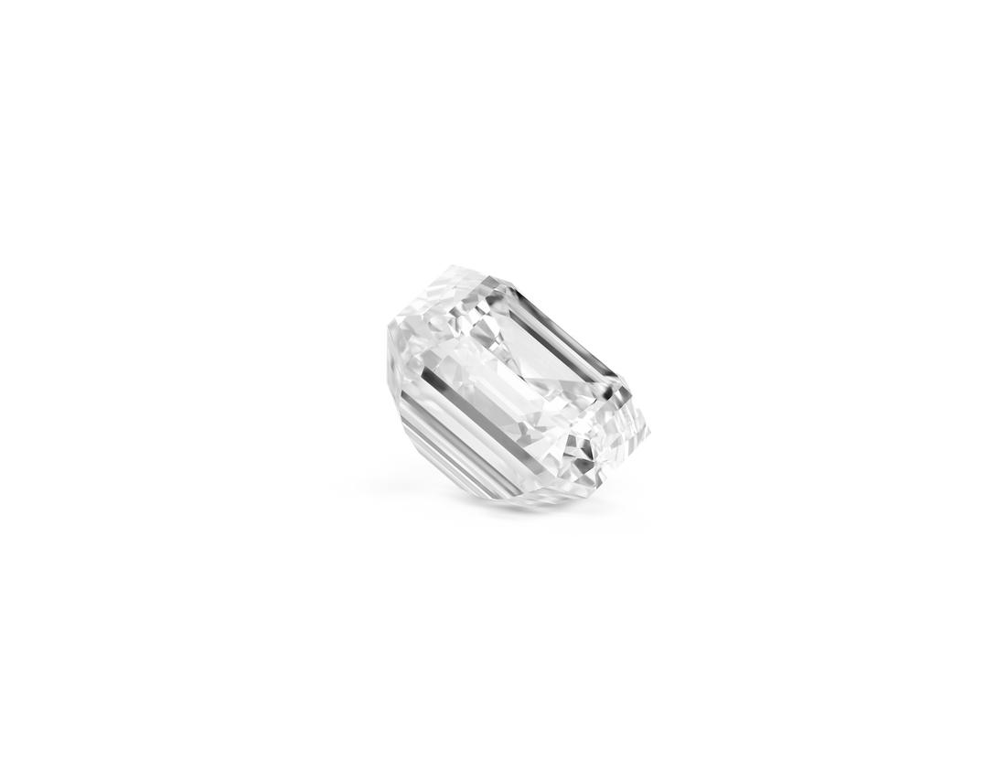 Diamant taille Asscher de 2½ carats cultivé en laboratoire | Blanc