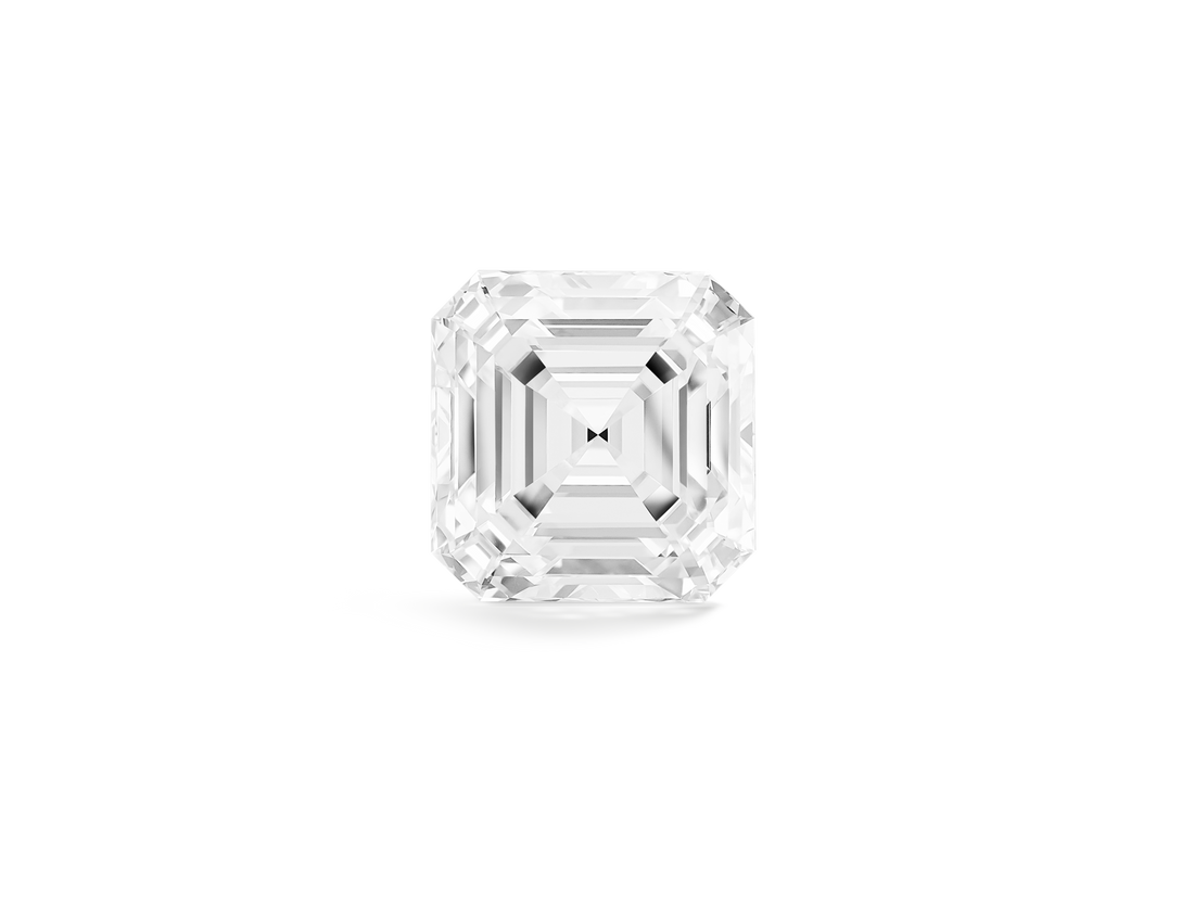 Diamant taille Asscher de 3 carats cultivé en laboratoire | Blanc