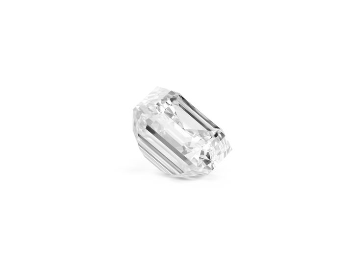 Diamant taille Asscher de 3 carats cultivé en laboratoire | Blanc