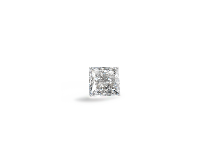 Lab-Grown Losse 1ct. Princess Cut Diamant | Wit